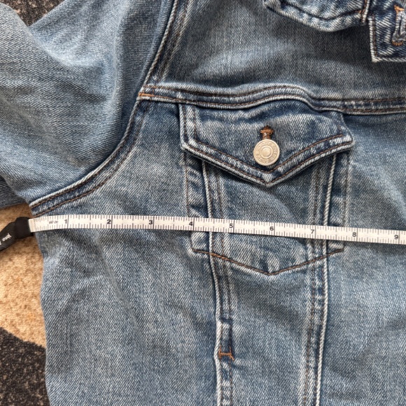 Chicos Embroidered Peplum Denim Jacket - Picture 5 of 9